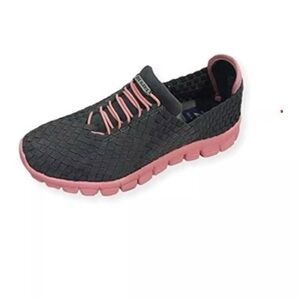 ZEE ALEXIS Women's Danielle Charcoal Melon Sneakers US11